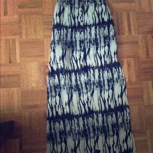 Button down maxi skirt